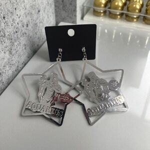 🔥Silver Aquarius Star Earrings🔥